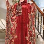 ملحف قطيفه لميع نقش ورود