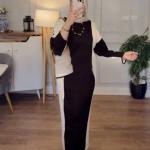 سوت قطعتين اسكيرت 2لون