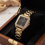 ساعه معدن الوان مربع