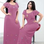 عبايه بيت دلع الوان مطعمه ورد