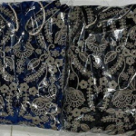 عبايه فروع مع ورود قطيفه الوان