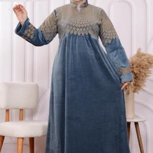 عبايه قطيفة هايدي الوان نقشه سمبوسكه