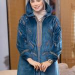 عبايه قطيفه هايدي كاوتشو الوان