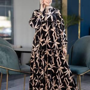 عبايه ورق شجر قطيفه فرنساوي