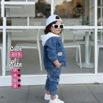 طقم جينز رباعي مطبوع