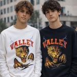 سويتشيرت الوان مطبوع نمر