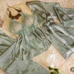 بجامه 3 قطع ساتان الوان في تانتيل