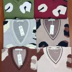 بلوفر ساده في دوائر مشجره الوان