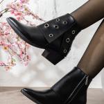 هاف بوط جلد كلاسيك موديل حديث