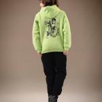 سويتشرت ميلتون مبطن اخضر فاتح