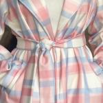 طقم 4 قطع بلورو طويل مطبوع