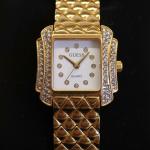 ساعه سمبوسكات يد معدن فضي وذهبي الوان