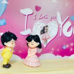 برواز مجسم مضيء حب