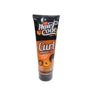 هير كود جل كيرلي انبوبه برتقالي 250 مل