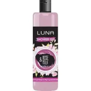 لونا شاور ورد وحليب 500مل