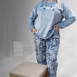 بجامه قطيفه لبني مشجره في ورد