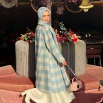 طقم 4 قطع بلورو طويل مطبوع