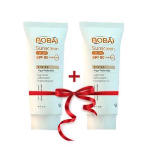 بوباي كريم تنت حمايه 60/80مل عرض 1+1