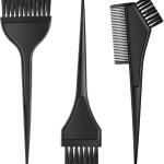 فرشة صبغة 3 قطع أسود