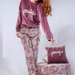 بجامه هفان ساده مع بنطلون نقشه ورود