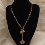 سلسلة نسائية شكل شمس مع كريستال