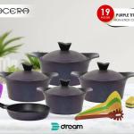 طقم حلل بونسيرا دريم 19 قطعه جرانيت