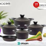 طقم حلل بونسيرا دريم 19 قطعه جرانيت