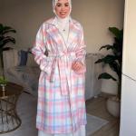 طقم 4 قطع بلورو طويل مطبوع