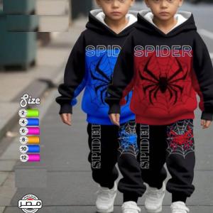 طقم سبيدر ميلتون مطبوع الوان