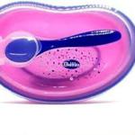 بابلز طبق بغطا و معلقة روز