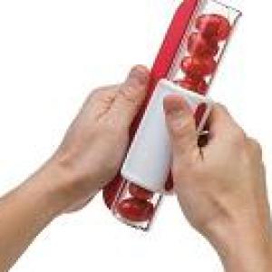 قطاعة الطاطم الشيرى و العنب بتمريرة سريعة ألوان متعددة