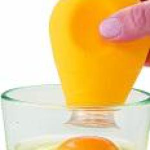 فاصل صفار البيض شفط