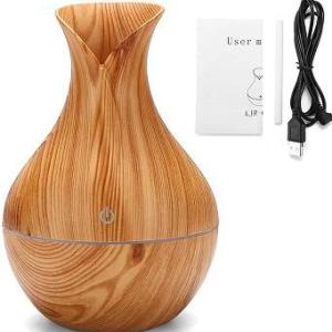 فواحة بخار كهرباء فازة خشبى 2 واط 200 مل 1 قطعة ألوان متعددة