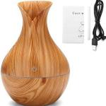 فواحة بخار كهرباء فازة خشبى 2 واط 200 مل 1 قطعة ألوان متعددة