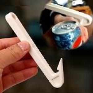 فتاحة كانز و علب تونة و بقوليات 1 قطعة أبيض