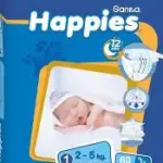 هابيز مقاس 1عدد 60 قطعه