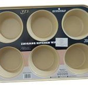 قالب كب كيك 6 خانة يد سيليكون