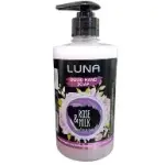 لونا هاند ووش ورد وحليب 500مل