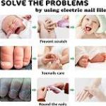 مبرد أظافرالأطفال 6 × 1 بالبطارية