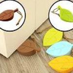 صدادة باب سيليكون شكل ورقة شجرة