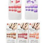 طقم تزين أظافر القدم جليتر مزخرف